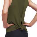 Mippo Workout Tops for Women Yoga Tank Tops Muscle Tank Athletic Shirs Workout Clothes (Green, XS)