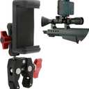 3 x Universal Barrel Scope Phone Clamp, Action Camera Gun Mount Adapter, Bike Motorcycle Handlebar Phone Holder