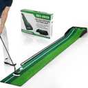 Golf Putting Green Indoor with Auto Ball Return - Premium Outdoor Golf Putting Mat for Training - Ideal for Home or Office and Outdoor Use