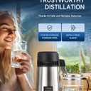 CO-Z 1.1 Gallon Water Distiller, 4L 750W Countertop Maker, Glass Pot