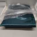 DECOLURE Satin Bed Sheets - 4 Piece Luxury Silky Queen Size Bedding Set - Softer Than Silk, Wrinkle-Free with 15” Deep Pocket Fitted Sheet, Perfect for Hair & Skin, Gifts for Women (Sea Teal)