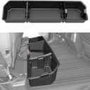Underseat Storage Box for 2015-2024 Ford F150 Accessories SuperCrew/Crew Cab, 2017-2024 F-250/F-350/F-450/F-550 Super Duty, Rear 2-in-1 Truck Organizer Underseat Storage Bin