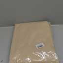 Hiasan Grommet Blackout Curtains for Bedroom, 60 x 72 Inches - Thermal Insulated & Light Blocking Window Drapes for Living Room/Dorm Room, Set of 2 Panels Sewn with Tiebacks, Light Beige