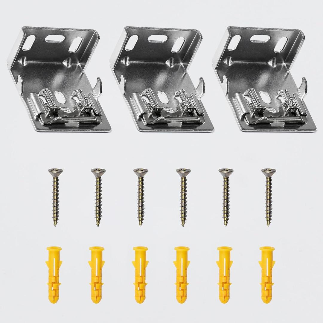 Accessories use for Cordless Blackout Top Down Bottom Up Cellular Honeycomb Shades, Cellular Honeycomb Shades mounting Bracket, Inside Mount & Outside Mount, Easy to Install