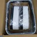 Vanpopubs 2 Pack 2.7 Gal Bathroom Trash Can with Lid, Automatic Trash Can Small Smart Garbage Can Touchless, Slim Motion Sensor Waterproof Plastic Trash Bins for Bedroom Office Kitchen Toilet (White)