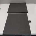 20 x 30 cm Velcro Sew On Tape Black Non-Adhesive Nylon Fabric Fastener for Sewing (Pack of 2)