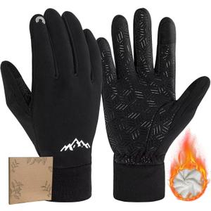 RIGWARL Winter Gloves Men Women Warm Gloves for Cold Weather Touch Screen Windproof Glove for Running Driving Cycling Hiking Walking Gardening (Medium)