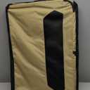 Amazon Basics Portable Folding Soft Dog Crate, Double Door, Collapsible Travel Kennel, Easy to Assemble, Medium, 29.92" x 21.3" x 21.3", Tan