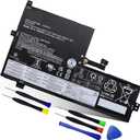 47Wh L22M3PG0 L22B3PG0 L22C3PG0 L22D3PG0 L22X3PG0 Battery Replacement for Lenovo 100e 300e 500e Yoga Chromebook Gen 4, IdeaPad Flex 3 Chrome 12IAN8, IdeaPad Slim 3 Chrome 14M868 Series –11.31V 4156mAh