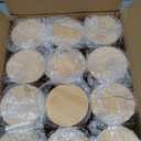 CONNOO 12 Pack 10 OZ Matte Black Glass Candle Jars for Making Candles with Airtight Bamboo Lids Nice Sticky Warning Labels for Candle Making Empty Container Bulk - Dishwasher Safe