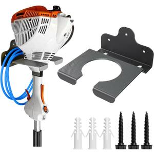 2 Pack Garden Tool Hanger for Garage Wall,Garage Tools Storage and Organizer Racks for Leaf Blower,String Trimmer,Weedeater,Chainsaw and Other Garden Tools, 2025 Yard Maintenance Must Haves