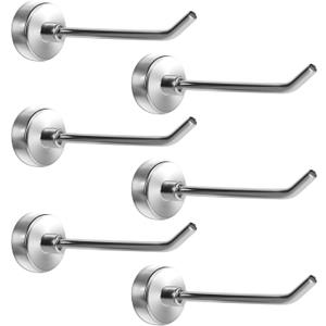 Magnetic Hooks, 15 lb+ Heavy Duty Magnets Hook, 3 Inch Long Magnetic Cruise Hook for Hanging, Large Metal Magnetic Hooks for Cabins,Grill,Fridge,Refrigerator,Whiteboard,Kitchen,Coat,Wall,Door