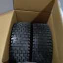 13x5.00-6 Flat Free Lawn Mower Tire and Wheel,13 x 5 x 6 Riding Lawn Mower Tires and Wheel With 3" Centered Hub and 3/4" & 5/8" Bearings (2-Pack)