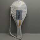 Tennis Racket - Super Value Set with Pre-Strung, Comfortable Handle, 27'' Tennis Racquet for Adults, Includes 3 Tennis Balls, 2 Overgrips and 1 Tennis Bag (White)