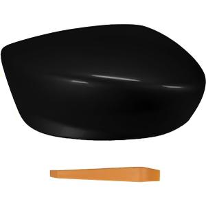 Passenger Right Side Mirror Cover Cap Compatible with Honda Accord 2008-2012 Glossy Black