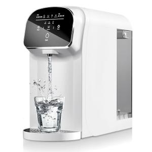 Countertop Reverse Osmosis System Water Filter with UV, 5:1 Pure to Drain, 5 Stage RO Water Filtration, Portable No Installation Water Purifier, Countertop Filtration for Home, Off White