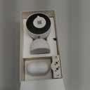 Google Nest Cam Indoor (Wired, 3rd Gen) - Security Camera with 2K Video and Gemini, Night Vision, 2-Way Audio, Works with Google Home - 2025 Model - Snow