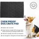 BALAPET XS Durable Chew Proof Dog Bed with Metal Rivet Corner, 23"x17"