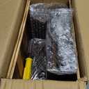 Wooden Crates for Display, 3 Pack Large Rustic Handmade Wood Crate for Storage, Wooden Basket with Handles, Nesting Crates Boxes for Container and Decor Living Room Outdoor Christmas (Large), 14.6" x 10.9" x 6.1"