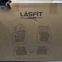 LASFIT Floor Mat&Cargo with Backrest Mat for 7 Seats 2025 2026 Ford Expedition Max(Not for Standard),TPE Easy Clean All Weather TPE Custom Fit for SUV Car Liners, 1st&2nd&3rd&Cargo Liner, Black 5pcs