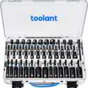 toolant Impact Magnetic Nut Driver Set, 38pcs Impact Driver Bit Set, Deep Nut Driver Set, Impact Socket Adapters, Wing Nut Driver, Bit Extension, 1/4'' Quick Change