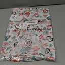 Christmas Microfiber Scrub Top, 100% Polyester, Brushed Fabric, Red (2X)