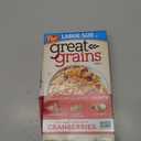 Great Grains Cranberry Almond Crunch Breakfast Cereal for Adults, Dried Cranberries and Almonds, Made with Whole Grain, Non-GMO, Heart Healthy, 14 OZ Box (EXP 02/02/27)