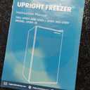 EUHOMY Upright freezer, 3.0Cubic Feet, Single Door Compact Mini Freezer with Reversible Door,Small freezer for Home/Dorms/Apartment/Office, Black