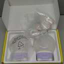 Wearable Breastfeeding Pump Hands Free of Long Battery Life, Portable Electric Wireless Breast Pump with 3 Modes and 9 Levels, LED Display, 16/18/20/22/24mm Flanges & Inserts, 2 Pack (Purple)