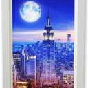 Pintoo Jigsaw Puzzles 1000 Piece for Adults - Moon Night Series - New York Building Beautiful Plastic Puzzle for Home Decor Zero Dust Easy Storage [H2653]