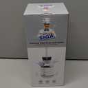 MR.SIGA Toilet Bowl Brush and Holder, Premium Quality, with Solid Handle and Durable Bristles for Bathroom Cleaning, White, 1 Pack (One Size)