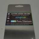 APMRQIB Titanium Cutting Boards for Kitchen, 100% Pure Titanium Cutting Boards Double Sided Non Toxic Cutting Board, Hygiene Durable Dishwasher Safe 10.5”×6.5”