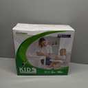 UBRAVOO Baby Booster Seat for Dining Table with Removable Tray & Cushion, 3in1 Portable Toddler Booster Seat, 4 Height Adjustable Travel High Chair for Babies and Toddlers (Feather Luck)