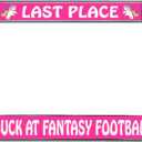 I Suck at Fantasy Football #3 Chrome License Plate Frame