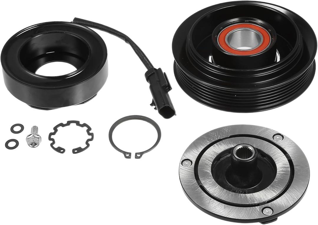 X AUTOHAUX 1 Set AC Compressor Clutch Replacement for Ram 3500 Diesel 6.7L 2011-2018