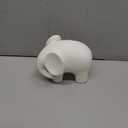 Modern Simple Ceramic White Elephant Living Room Home Office Decoration (Small White Elephant)