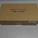 Burgundy 12 Inch Taper Candles Unscented Smokeless Long Tall Tapered Candle for Candlesticks Sticks Wedding Advent Home Decor Dinner Christmas Set of 12