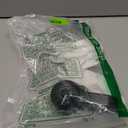 Flag Pole Pulley and Rope kit for 2" to 2.6" Diameter Flag Poles, 50FT Rope, 3.5" Flag Pole Topper, Cast Aluminum Flag Pole Truck, Metal Snap Clips and Cleat(Black)