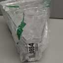 Oubonun Lazy Susan Organizers Set of 4, 10.2”x 9.4”x 4” Plastic Transparent Kitchen Cabinet Storage Bins with Handle, 4" Deep Container, 1/8 Wedge  Food Safe, without BPA