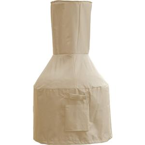 Sturdy Covers Chiminea Defender - Durable, Weather-Proof Chiminea Fire Pit Cover (Tan)