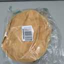 Pickmesh Round Pie Carrier 12 x 7 Inch Insulated Casserole Carriers with Lid and Detachable Handle for Hot or Cold Food Cake Transport Thanksgiving Christmas Gift (Buffalo Leather Color)