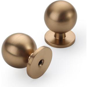 Asidrama 30 Pack Champagne Bronze Kitchen Cabinet Knobs, Cabinet Knobs Kitchen Cabinet Hardware for Cupboard Drawer Knobs Dresser Knobs