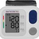 SmartHeart Blood Pressure Monitor | Adult Wrist Cuff | 2-Person Memory | 398 Total Reading Storage | Easy to Use | Automatic Inflation and Deflation