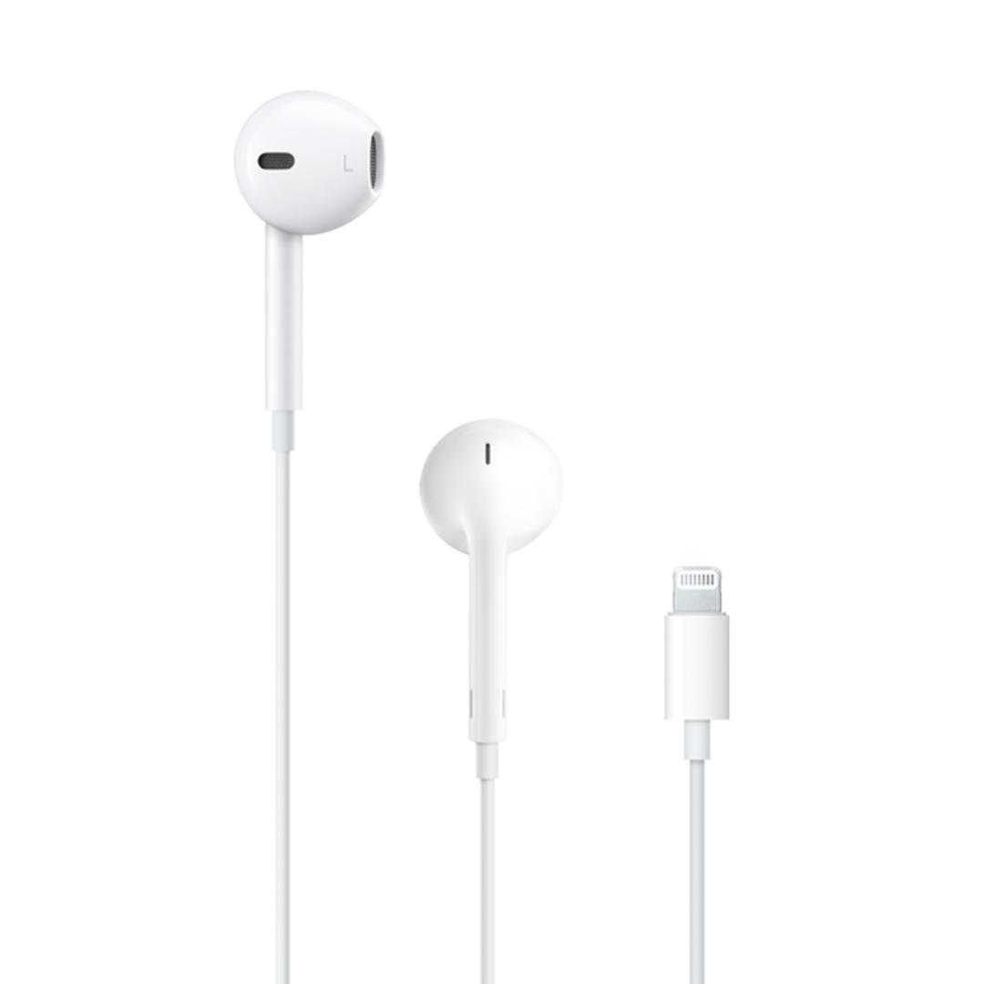 Apple EarPods Headphones with Lightning Connector, Wired Ear Buds for iPhone with Built-in Remote to Control Music, Phone Calls, and Volume Set of 2 White