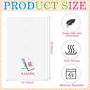 Newwiee 4 Pcs Mahjong Cocktail Dish Towels Gifts for Women 16 x 24 Inches Funny Kitchen Napkins Decorative Hand Tea Towel Mahjong Lover Gifts for Kitchen Bathroom Decor(White)