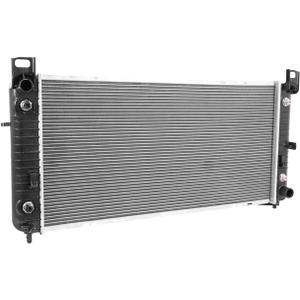 RAYTEN 2370 Radiator Compatible with Cadillac Escalade 6.0 V8 2002-2006, 34'' Radiator for Chevy Silverado 1500 2500 Suburban Tahoe 4.8 5.3 6.0L | 26mm Core Thickness