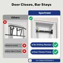 Sportneer Pull Up Bar for Doorway, No-Drill, 29.5-37 in, 440 lb