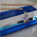 PTAEXCEL Unsinkable Boat in a Box, Unsinkable Cruise Ship Toy, Cruise Ship Fluid Drift Bottle, Cruise Ship Fluid Drift Model Decoration, Home Decoration Toys Gift. (D)