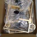 Stocking Hangers for Mantel,4 Pcs 2 in 1 Adjustable Fireplace Christmas Stocking Holder,No-Drill, Easy to Install Garland Hanger for Christmas Decorations,Fits 0.1-3.5Mantles (Gold, 4)