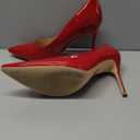 Elisabet Tang Women's High Heels Pumps Closed Pointed Toe Stiletto 4inch Heels Classic Office Special Dressy Wedding Pump Shoes (11, Red)